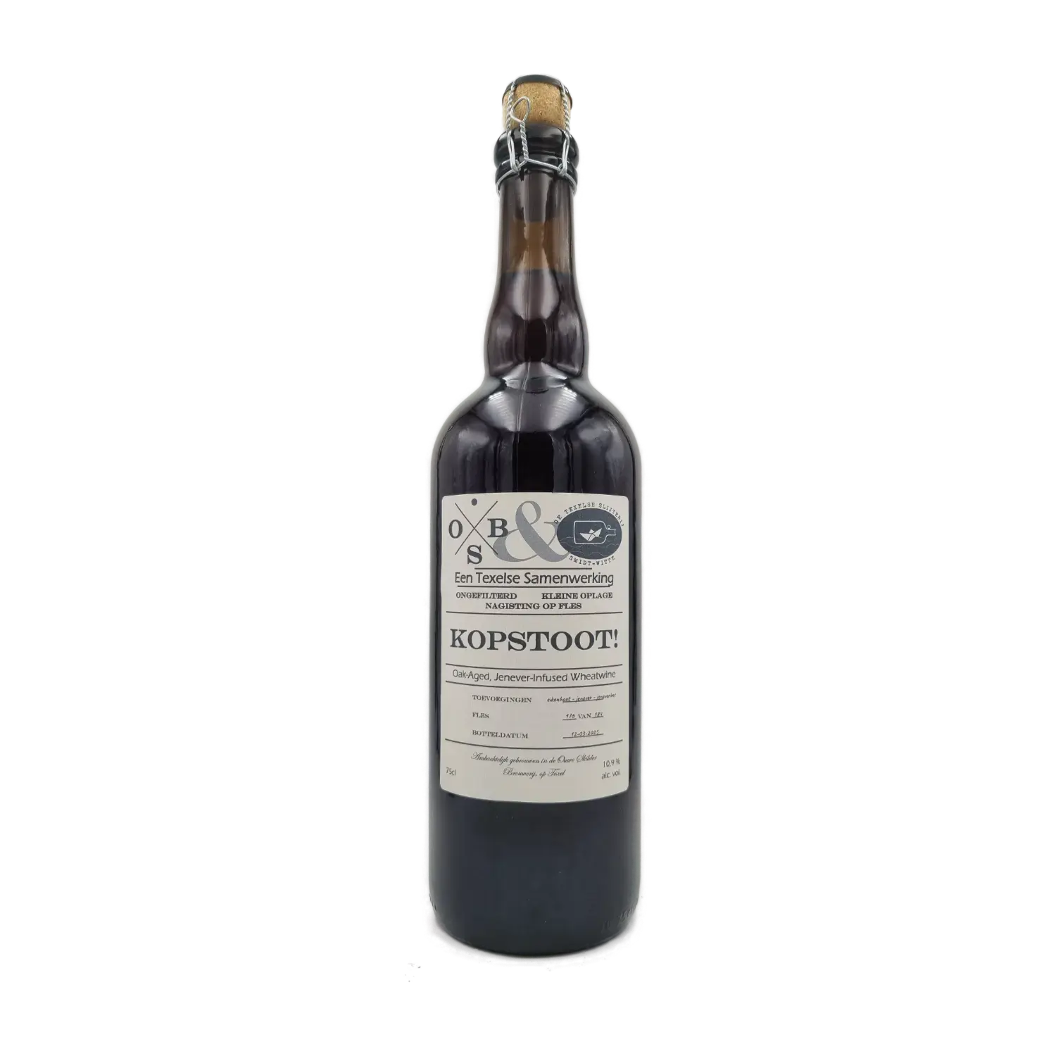 Kopstoot Jenever-infused Wheatwine 75cl - Ouwe Skilder Brouwerij