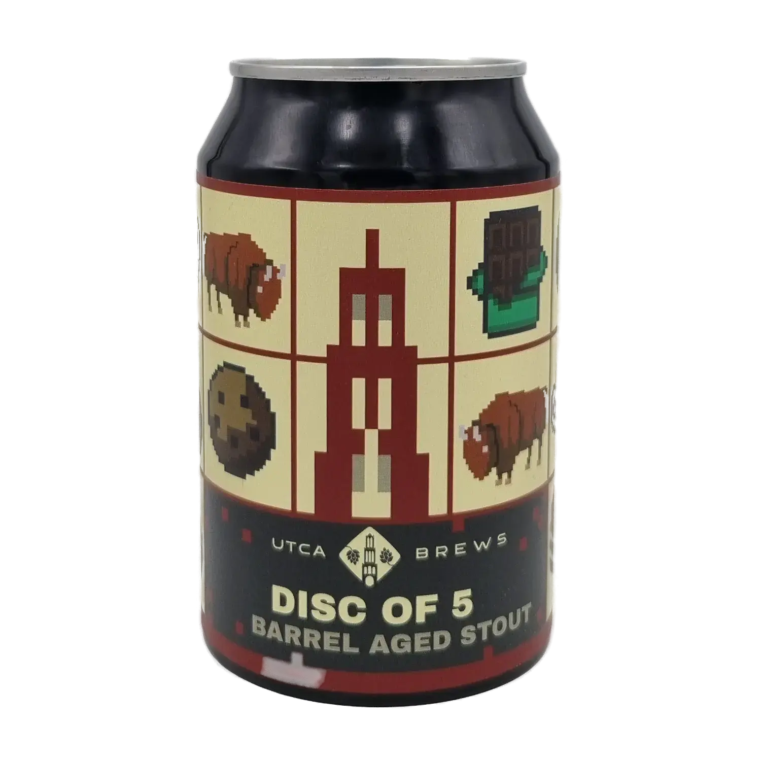 Disc of 5 Barrel Aged Imperial Stout 33cl - UTCA Brews