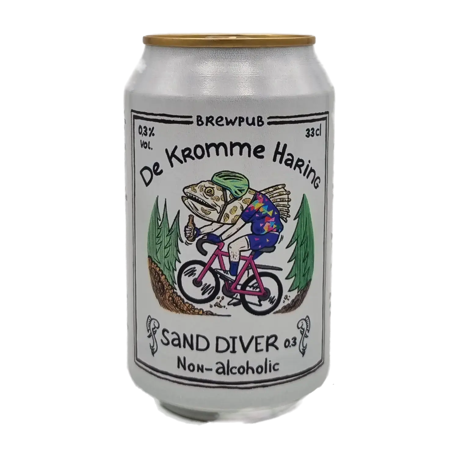 Sand diver sour 0,3% 33cl - Brouwerij de Kromme Haring