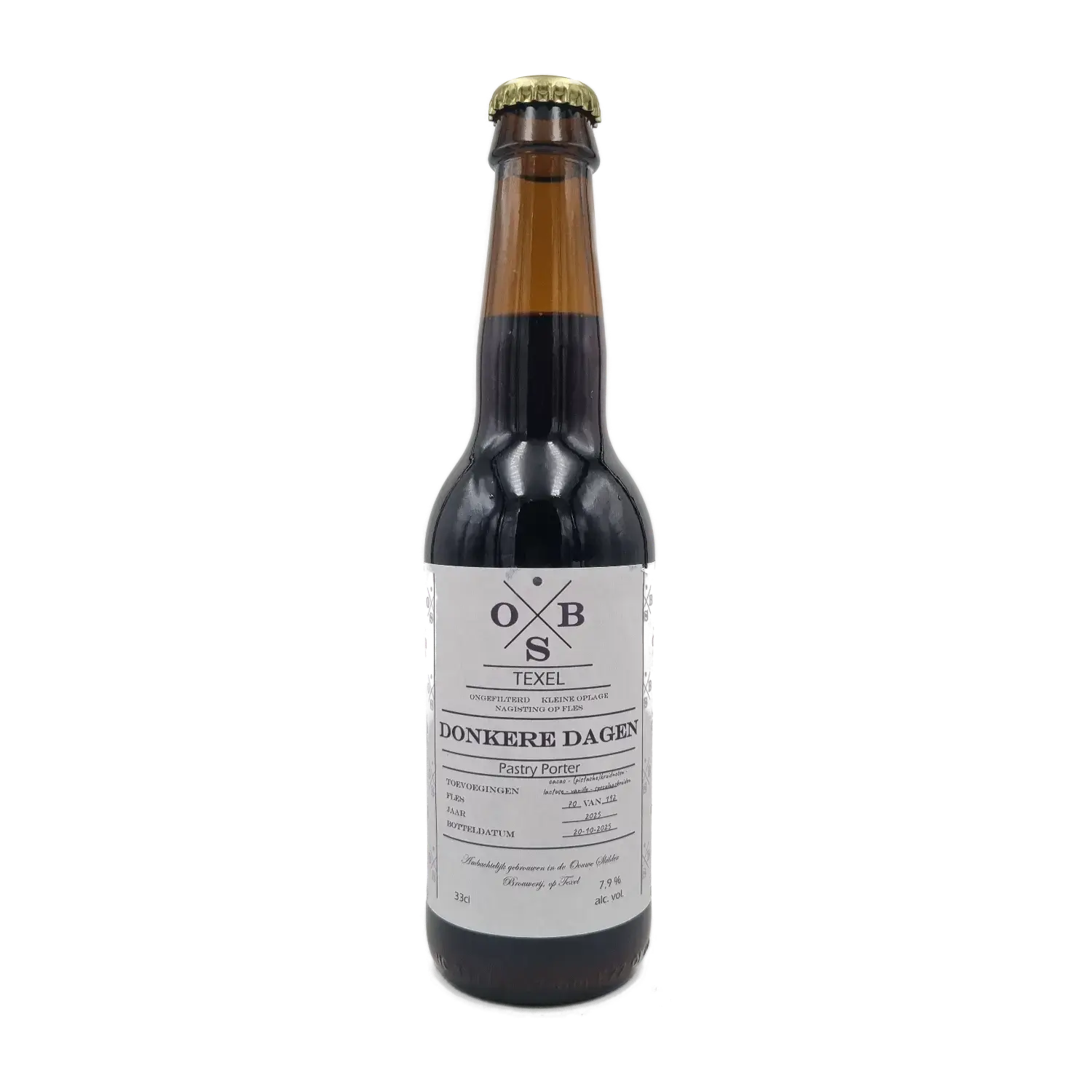 Donkere Dagen Pastry Porter 33cl - Ouwe Skilder Brouwerij