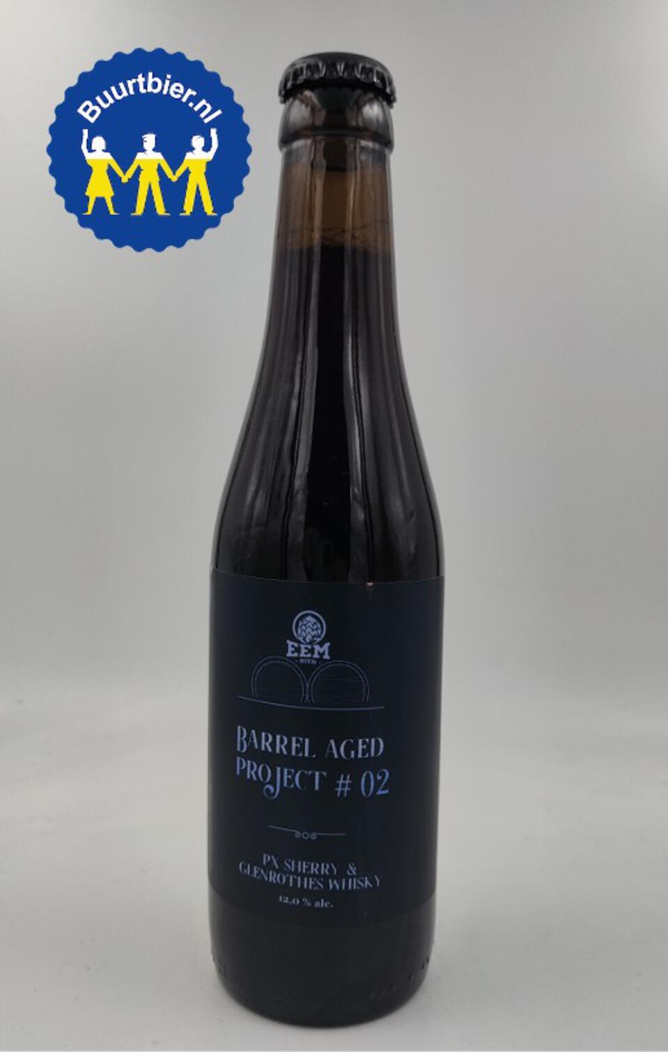 Barrel Aged Quadrupel op Sherry/Whiskey Project #02 33cl - Eembier