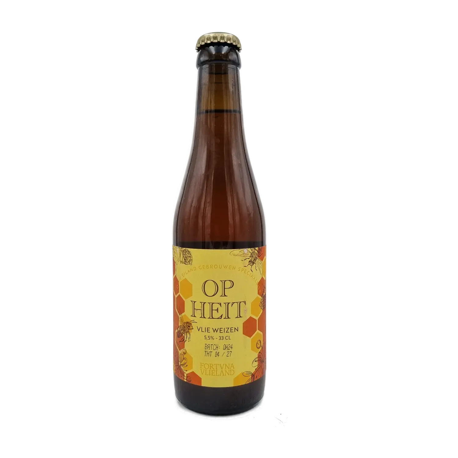 Op Heit Vlierbloesem Cranberry Weizen 33cl - Fortuna Vlieland