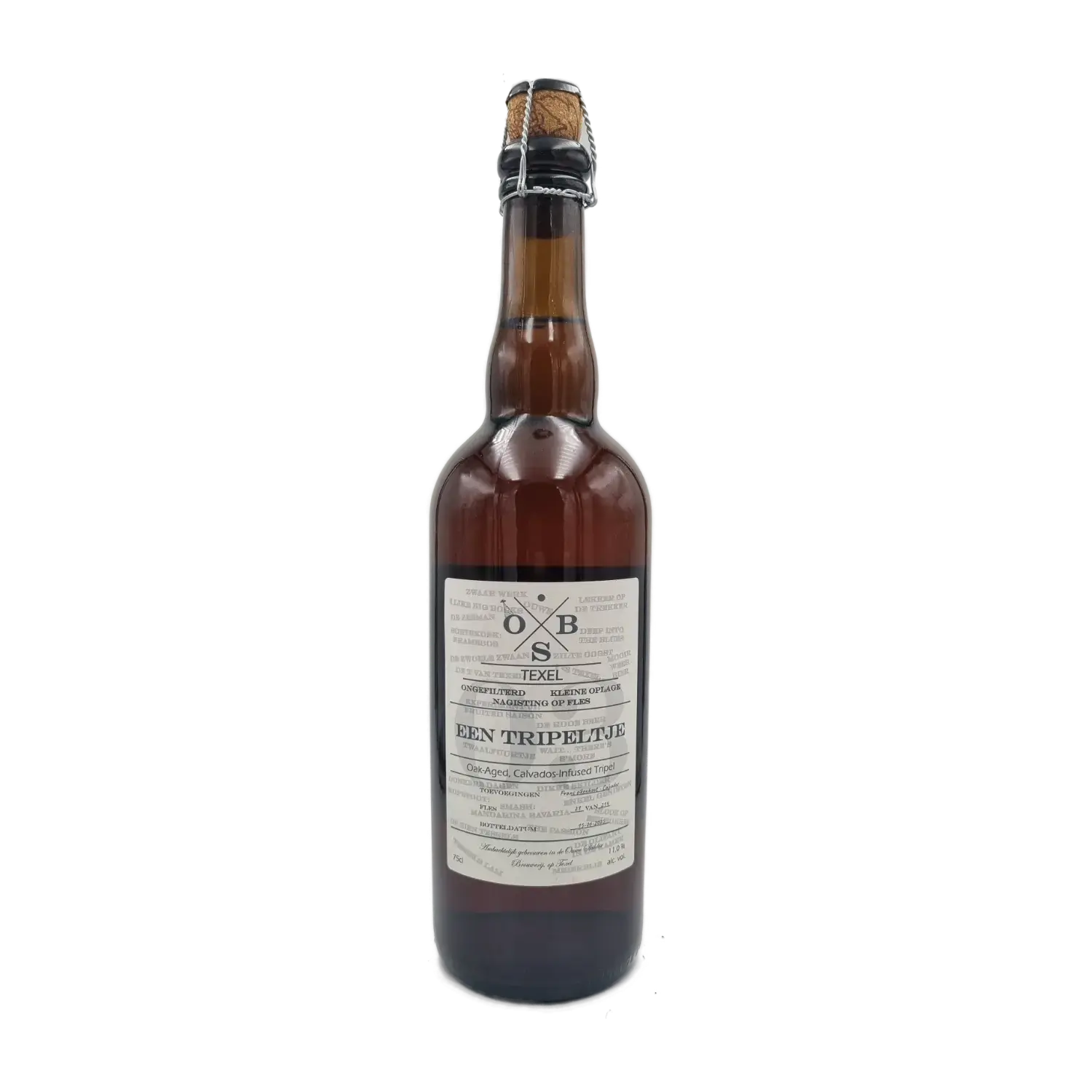 Tripeltje Tripel Calvados Barrel Aged 75cl - De Ouwe Skilder Brouwerij