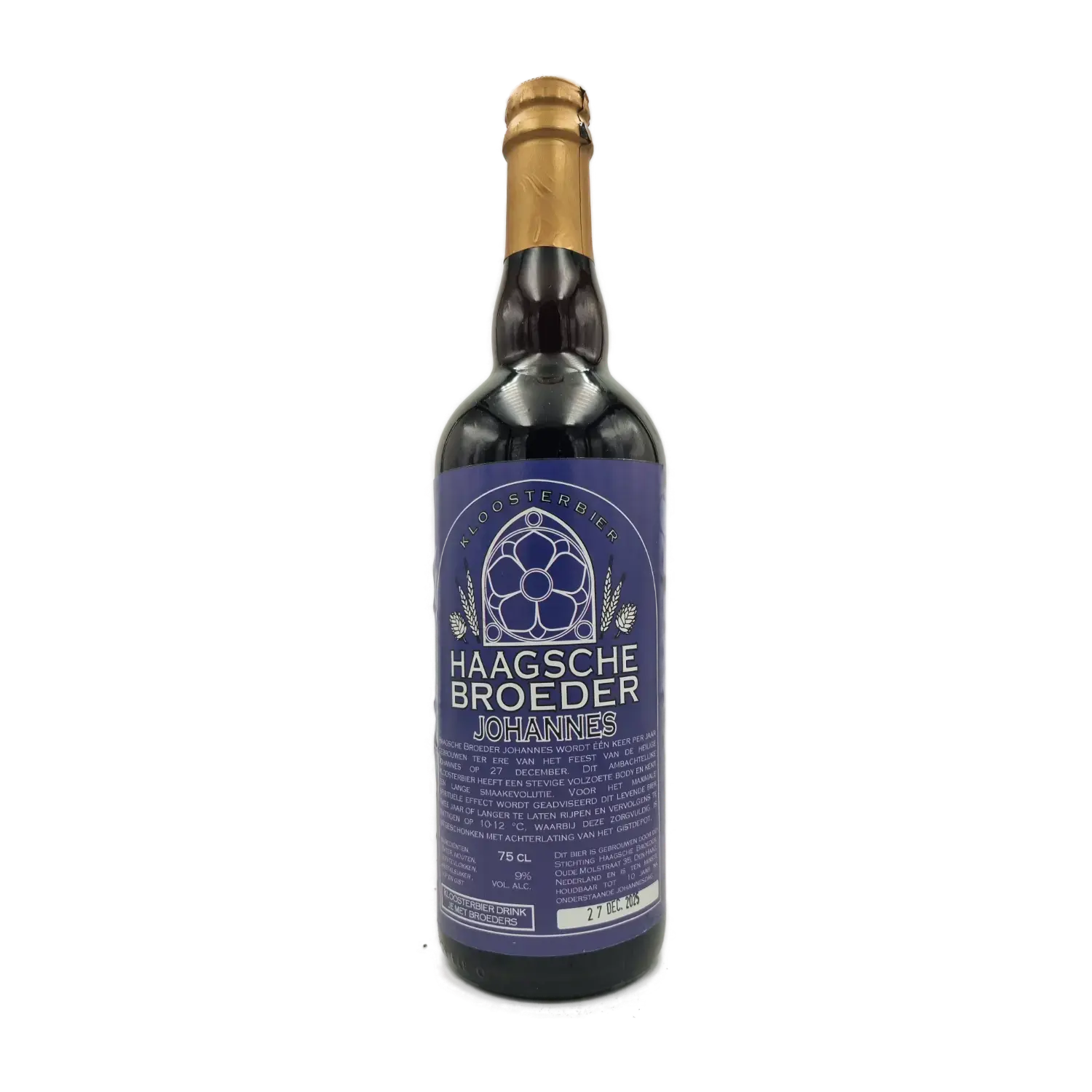 Johannes Quadrupel 75cl - Haagsche Broeder