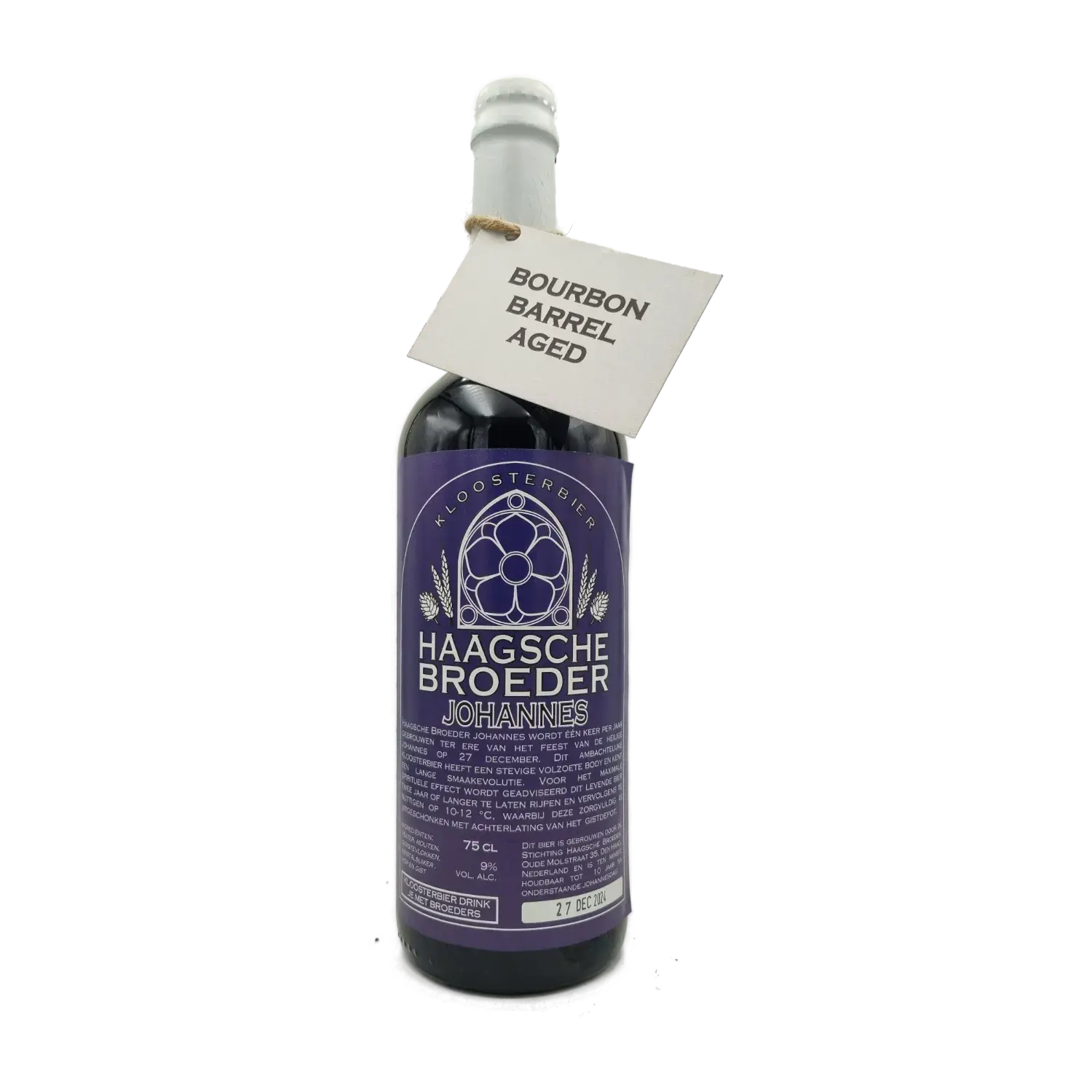 Johannes Quadrupel Barrel Aged 75cl - Haagsche Broeder