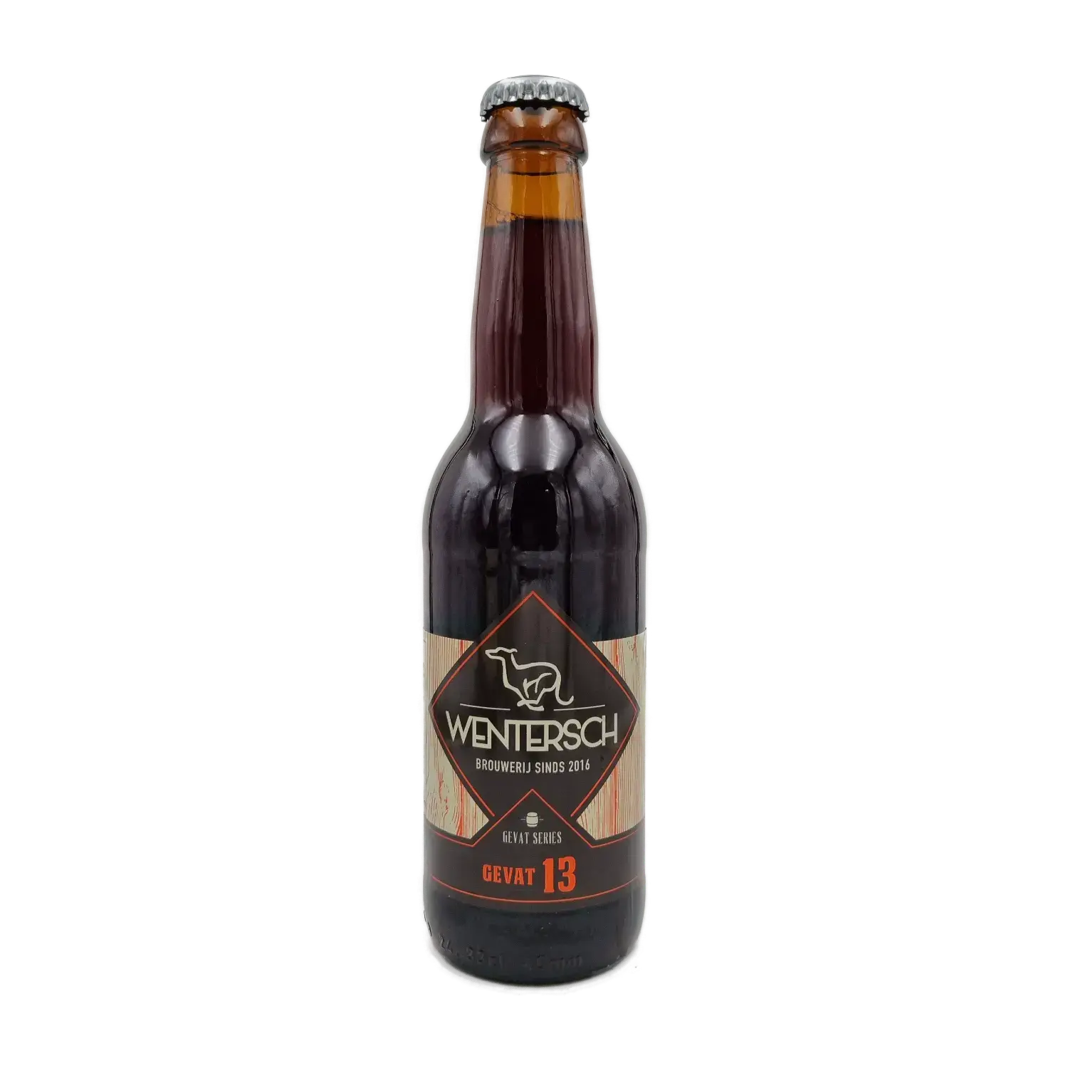 Gevat 13 Quadrupel Barrel Aged Cognac 33cl - Brouwerij Wentersch