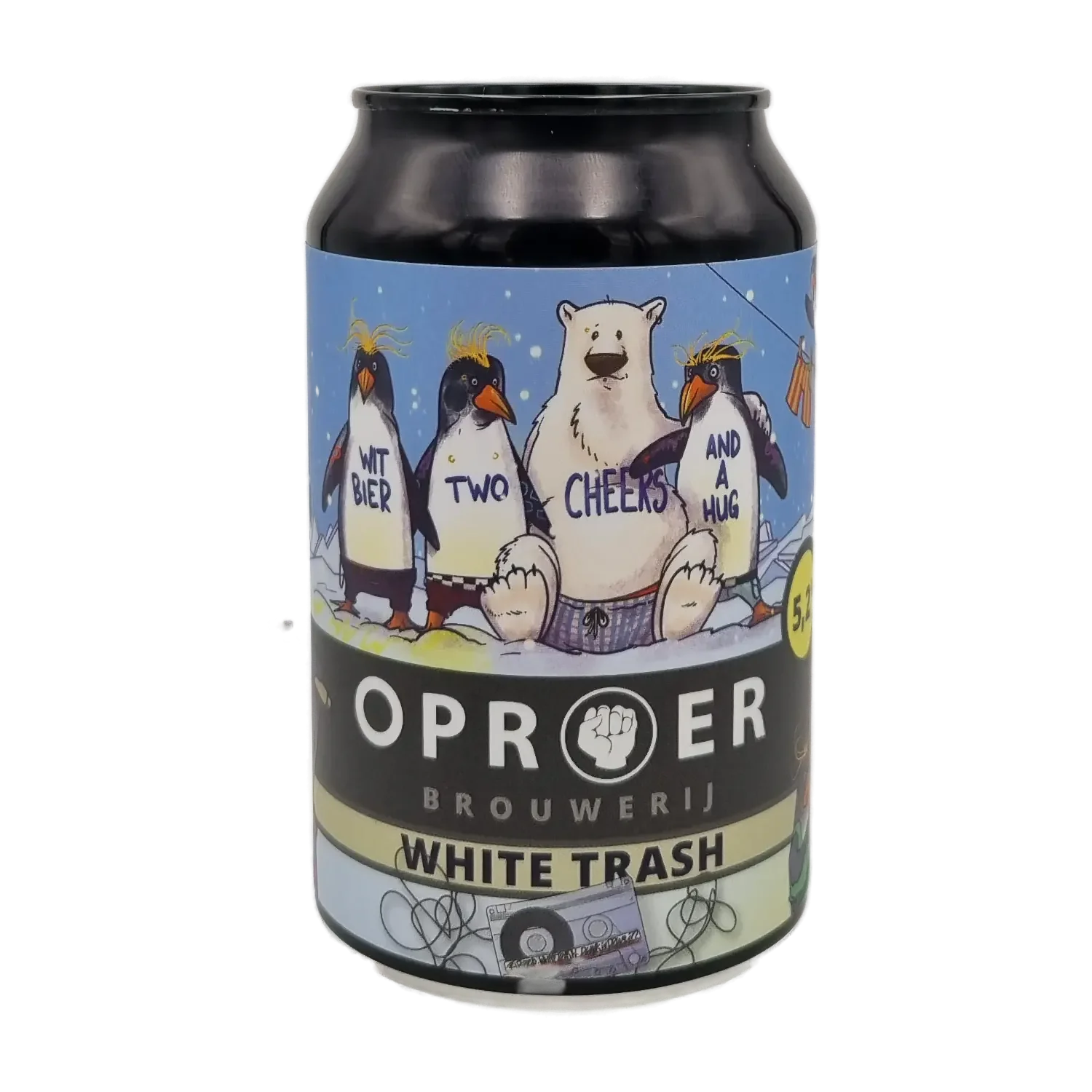 White Trash witbier 33cl - Oproer Brouwerij