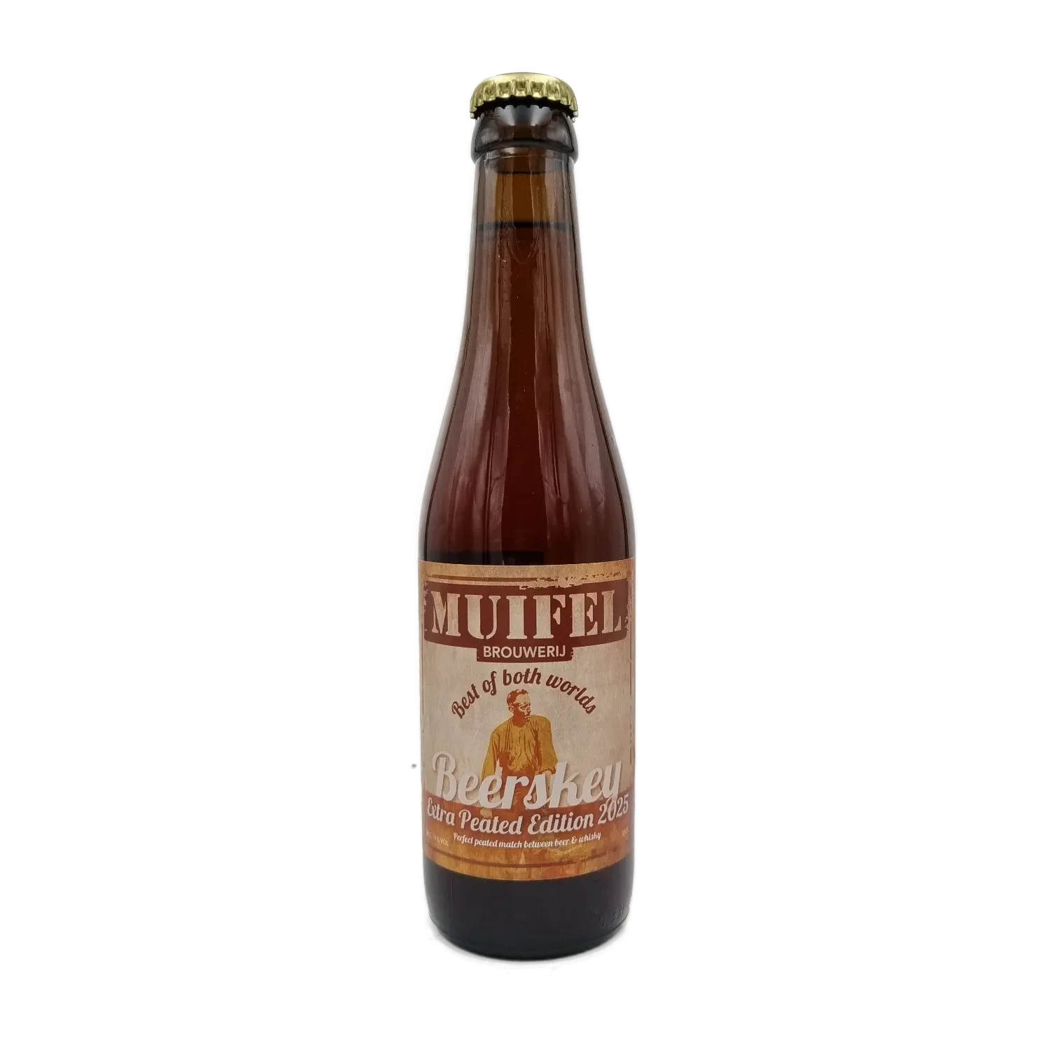 Beersky Whiskybier extra peated edition 33cl - Muifel Brouwerij