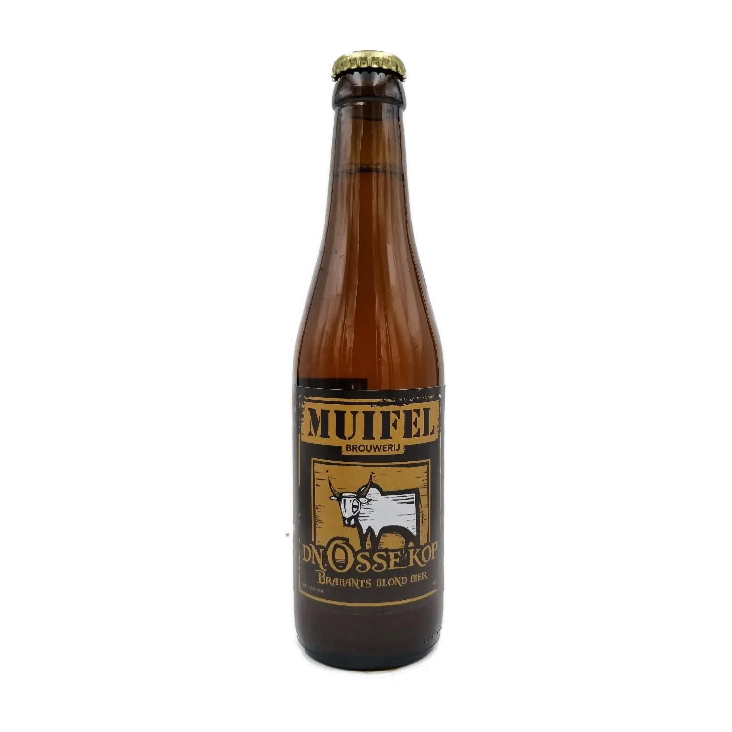 D'n Ossekop Blond 33cl - Muifel Brouwerij