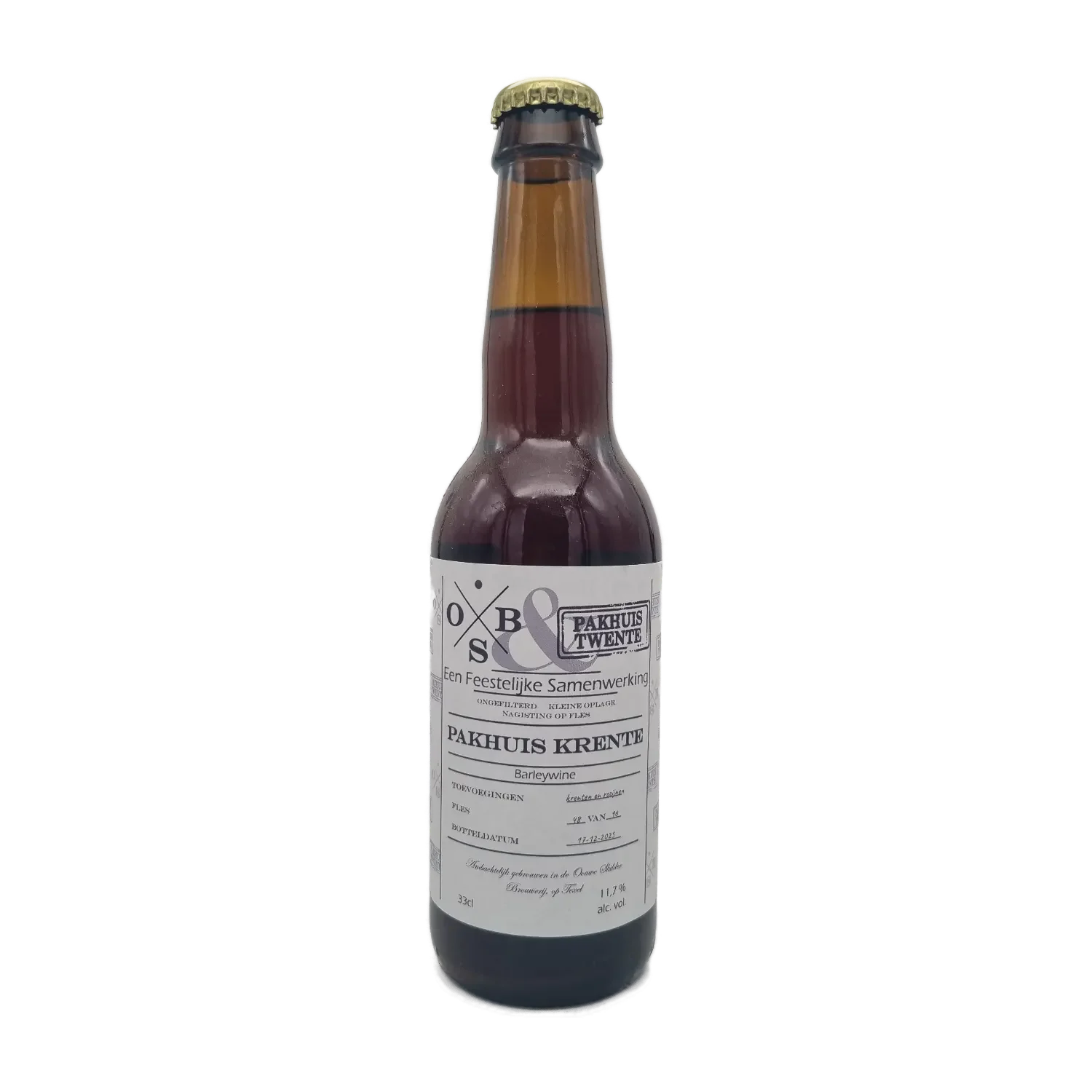 Pakhuis Krente Barley Wine 33cl - Ouwe Skilder Brouwerij