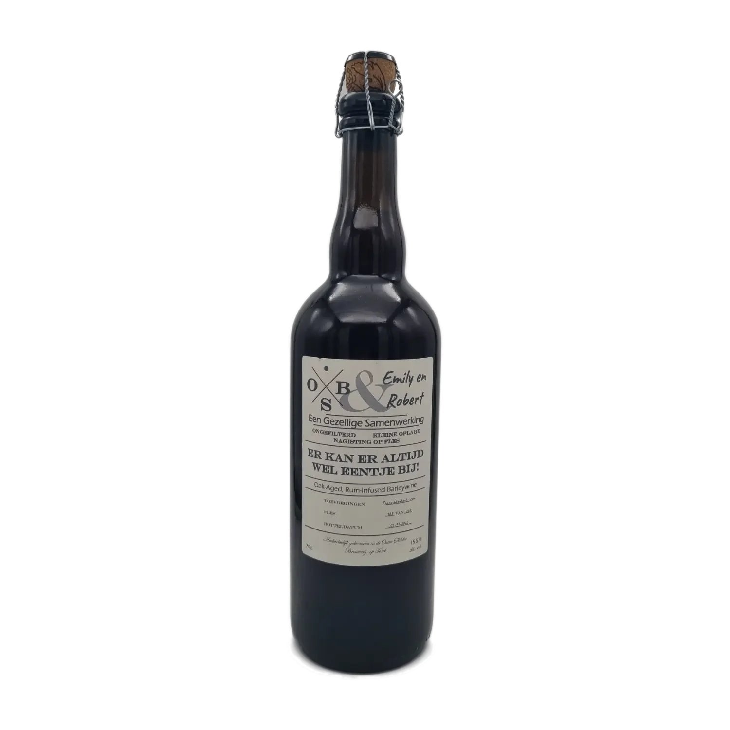 Er kan er altijd wel eentje bij Barley Wine Rum 75cl - Ouwe Skilder Brouwerij