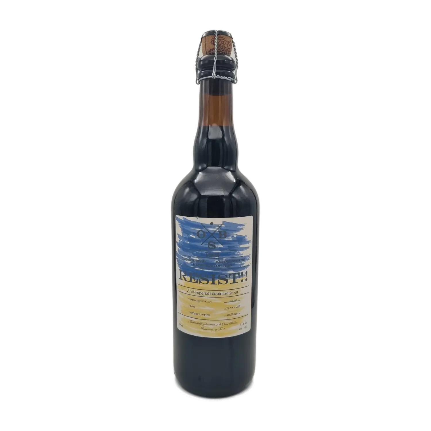 RESIST!! Anti-Imperial Ukranian Stout 75cl - Ouwe Skilder Brouwerij