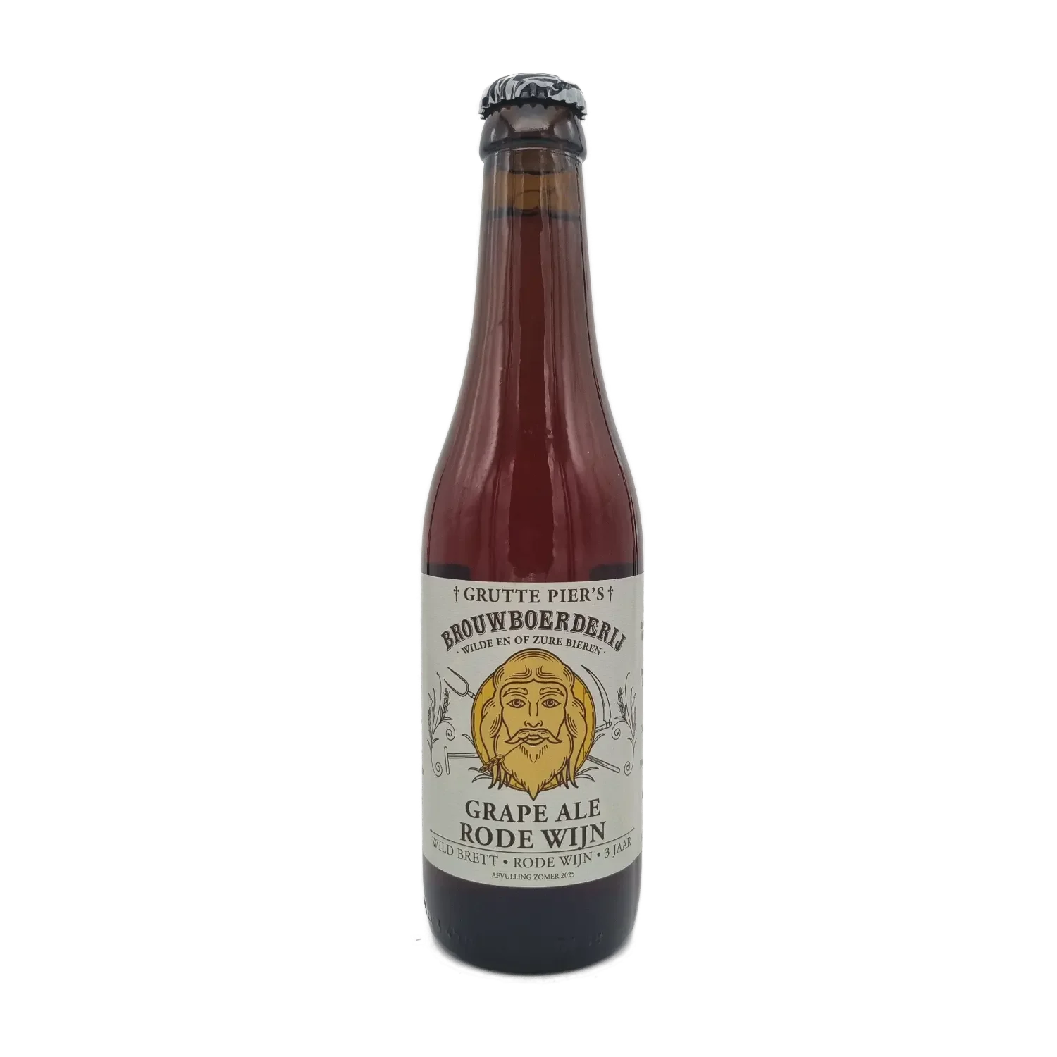 Wild Grape Ale Barrel Aged Rode Wijn 33cl - Brouwerij Grutte Pier