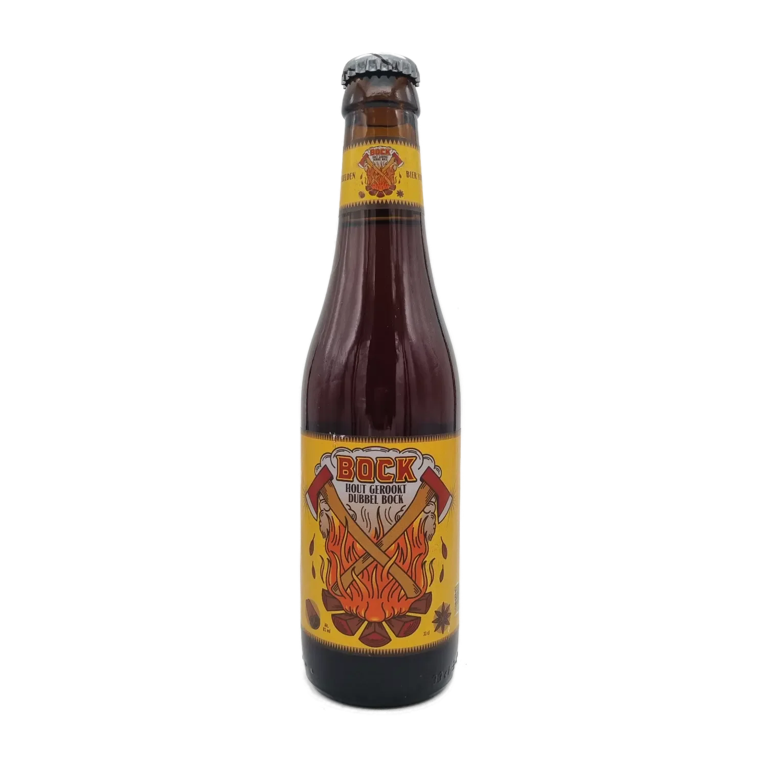 Houtgerookte DubbelBock 33cl - Brouwerij Grutte Pier