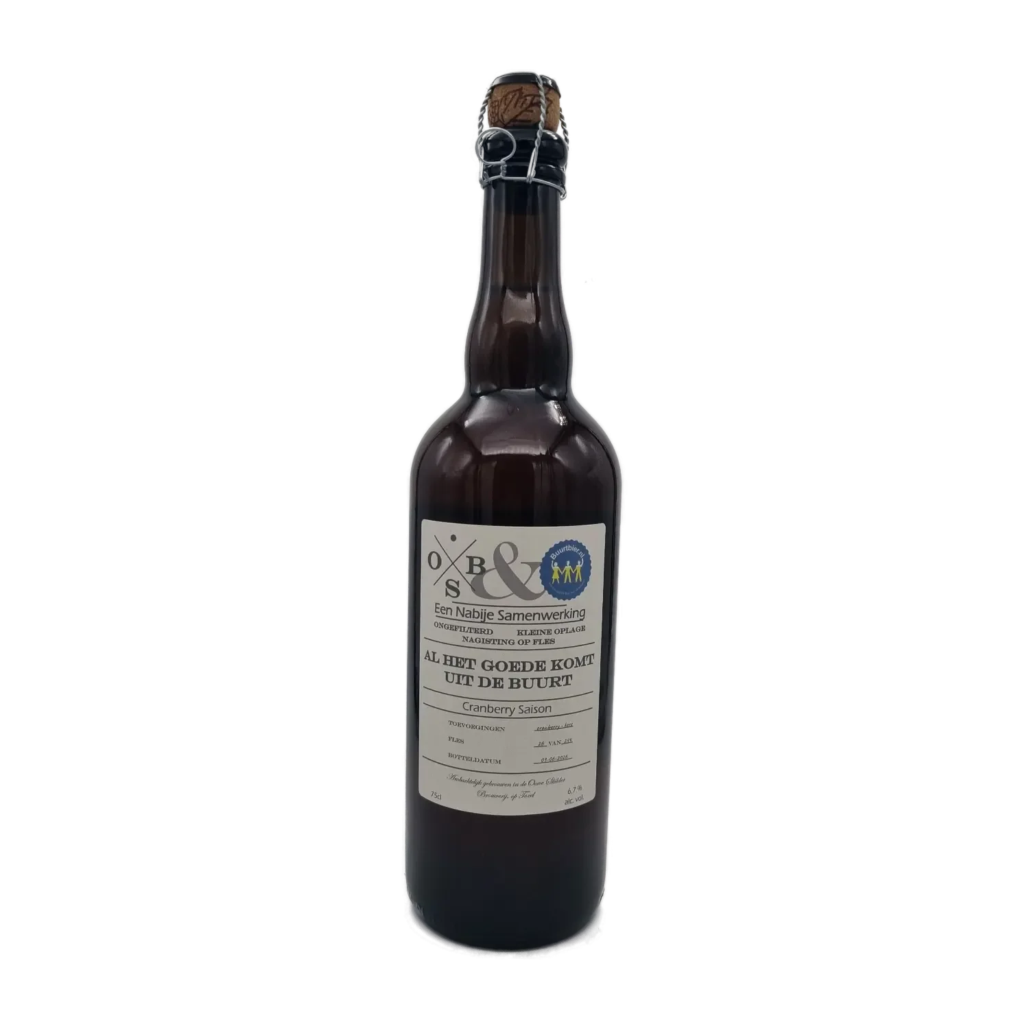 Al het goede komt van dichtbij 75cl - Ouwe Skilder Brouwerij