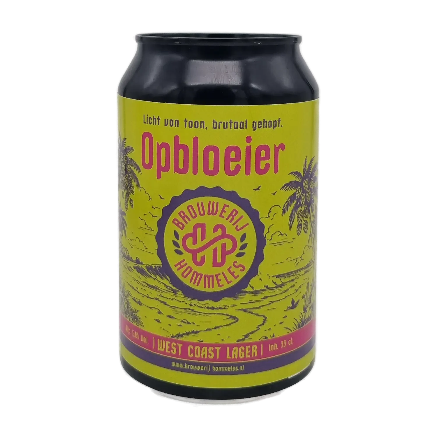 Opbloeier West Coast Lager 33cl - Brouwerij Hommeles