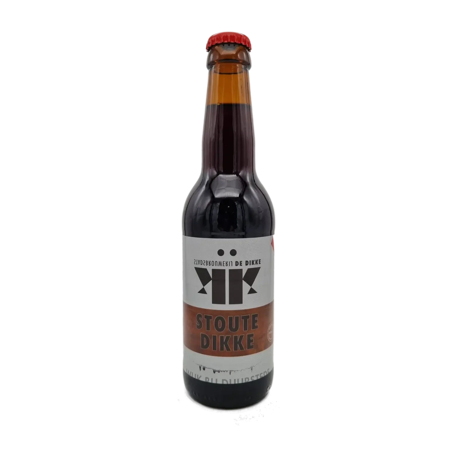 Stoute Dikke stout 33cl - Stadsbrouwerij De Dikke