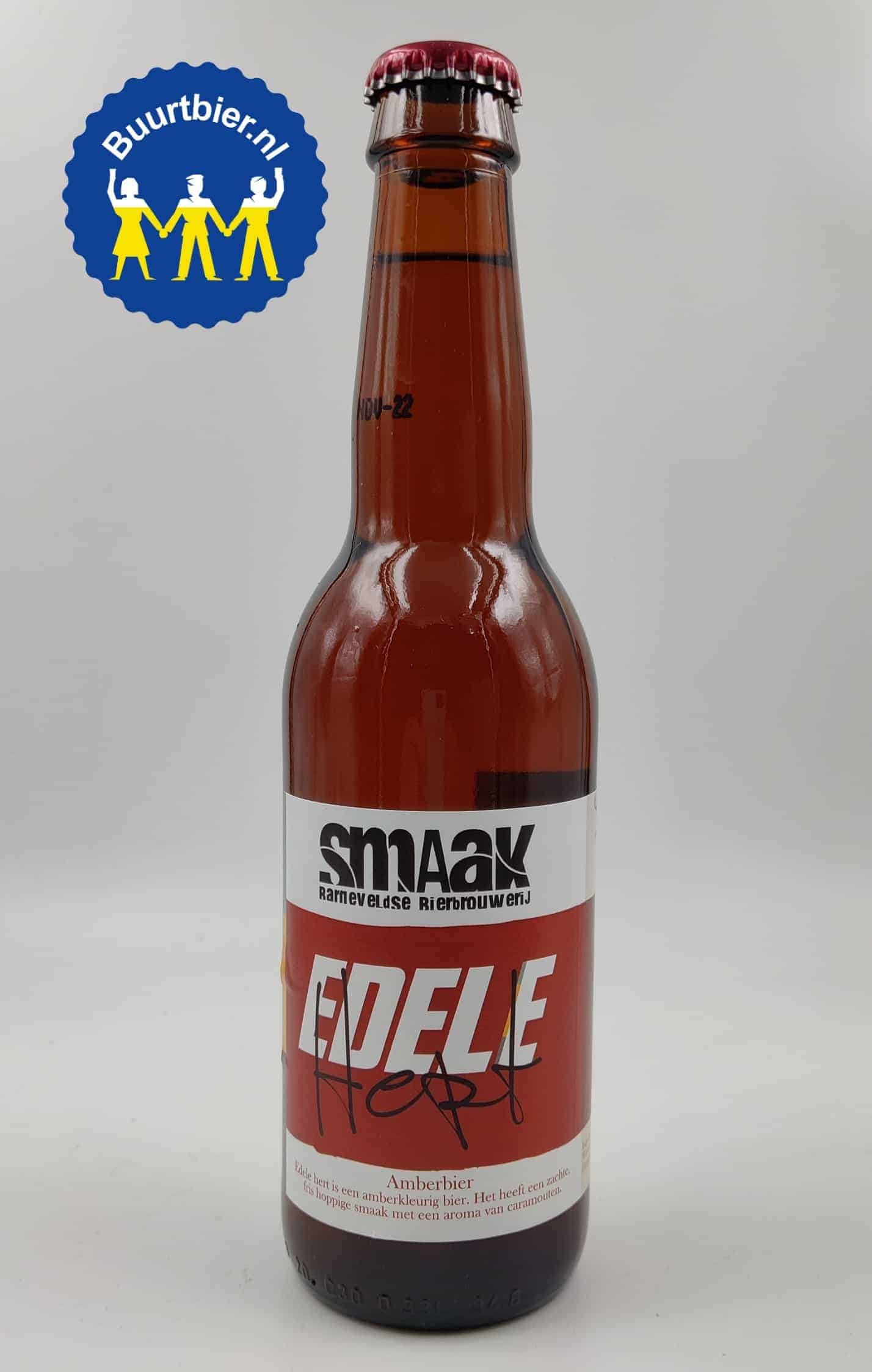 Edele Hert Amber 33cl - Brouwerij Smaak