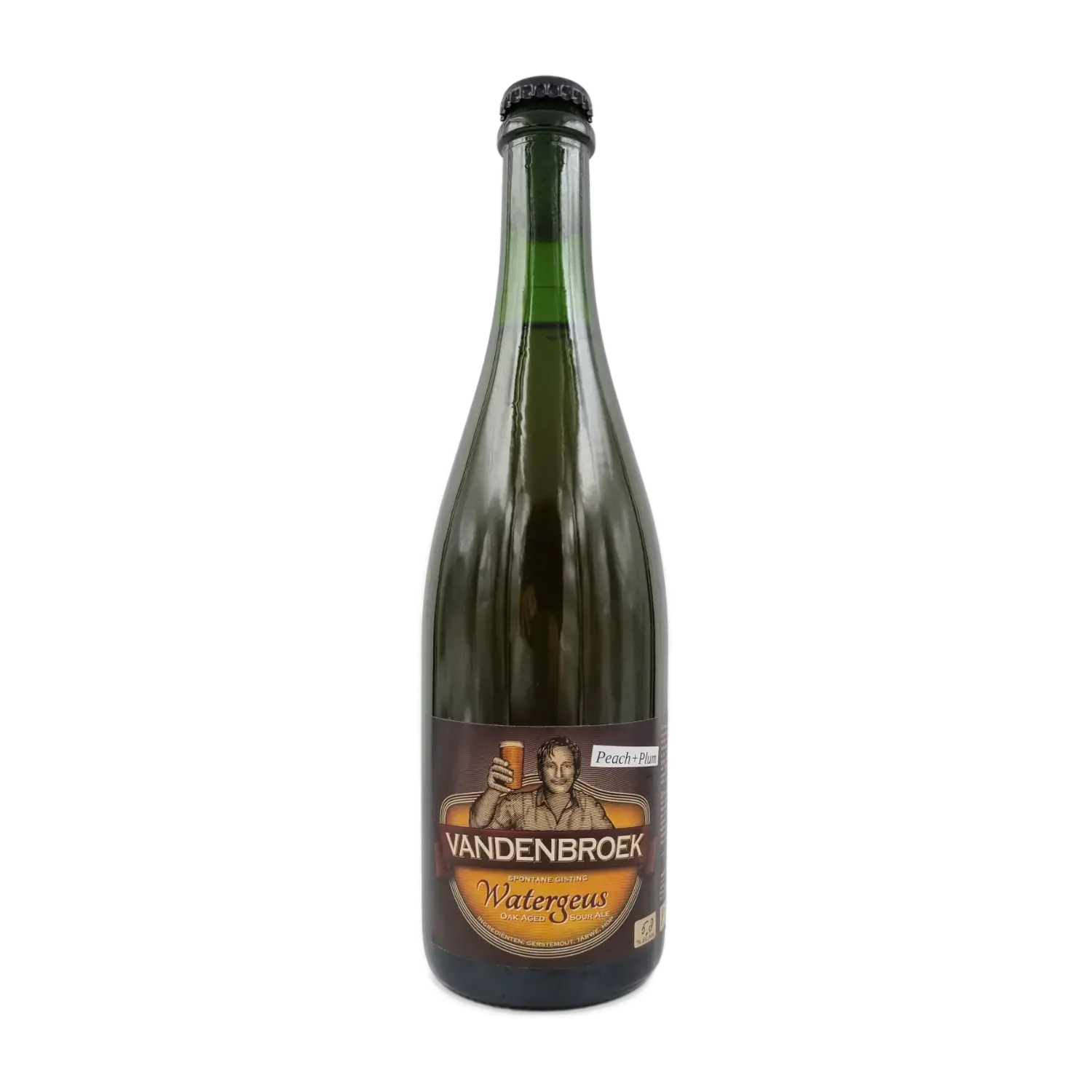 Watergeus perzik/pruim 75cl - Brouwerij/Stekerij Van den Broek