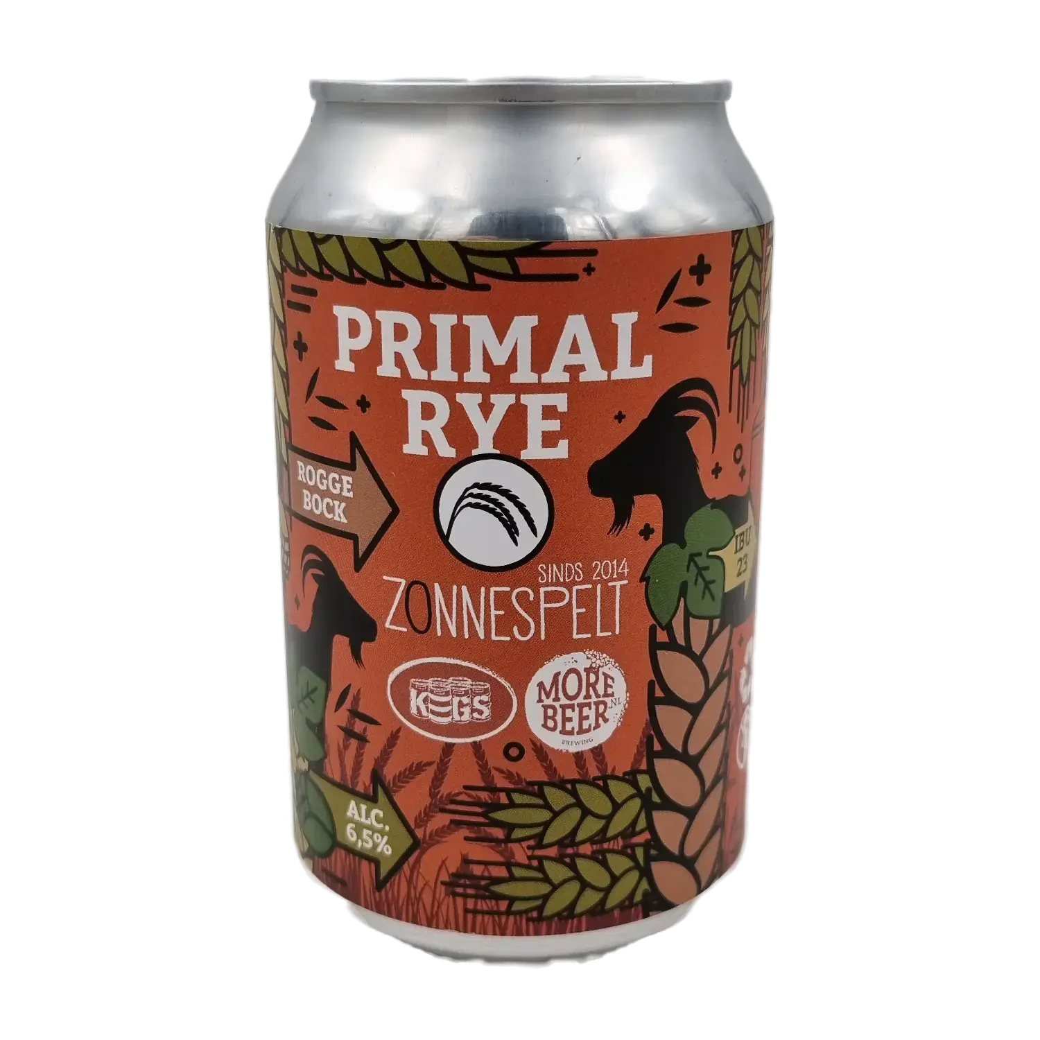 Primal Rye Bock 33cl - K.E.G.S. Brouwerij & Morebeer PRIJSWINNAAR!