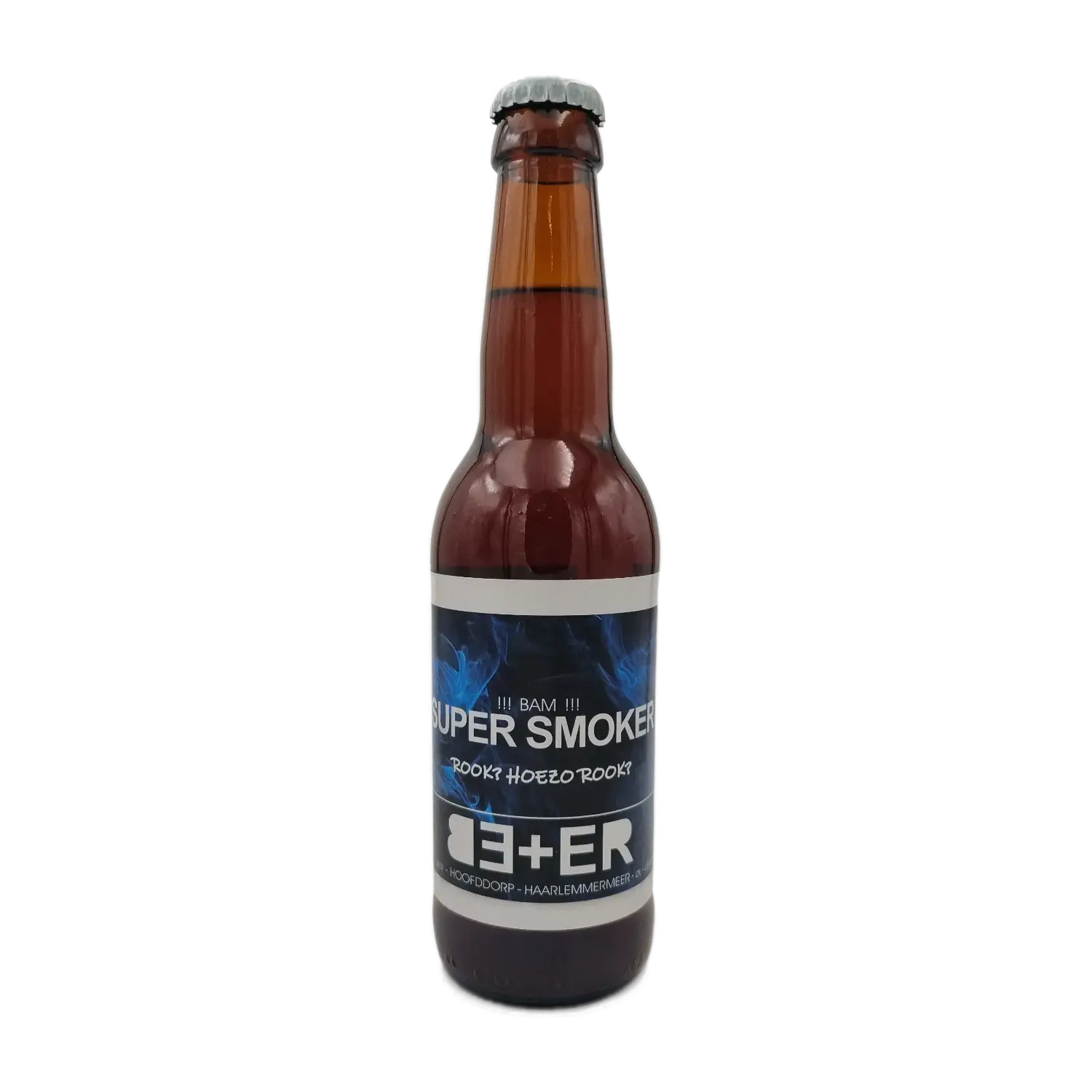 Super Smoker 33cl - BE+ER Bierbrouwers