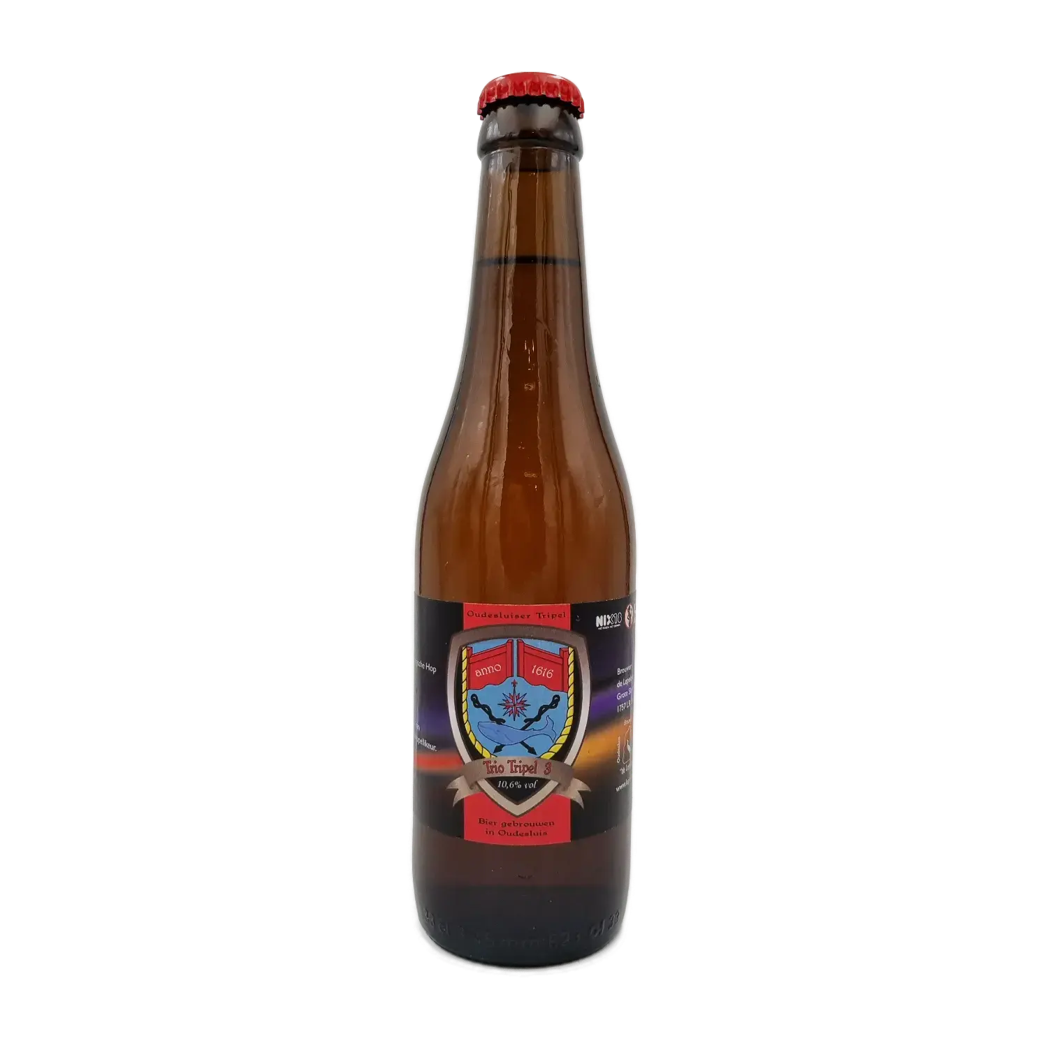 Oudesluiser Trio Tripel 3 met sinaasappellikeur 33cl - Brouwerij De Lepelaer
