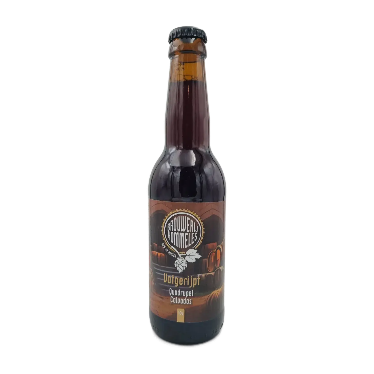 Vatgerijpt Quadrupel Calvados 33cl - Brouwerij Hommeles
