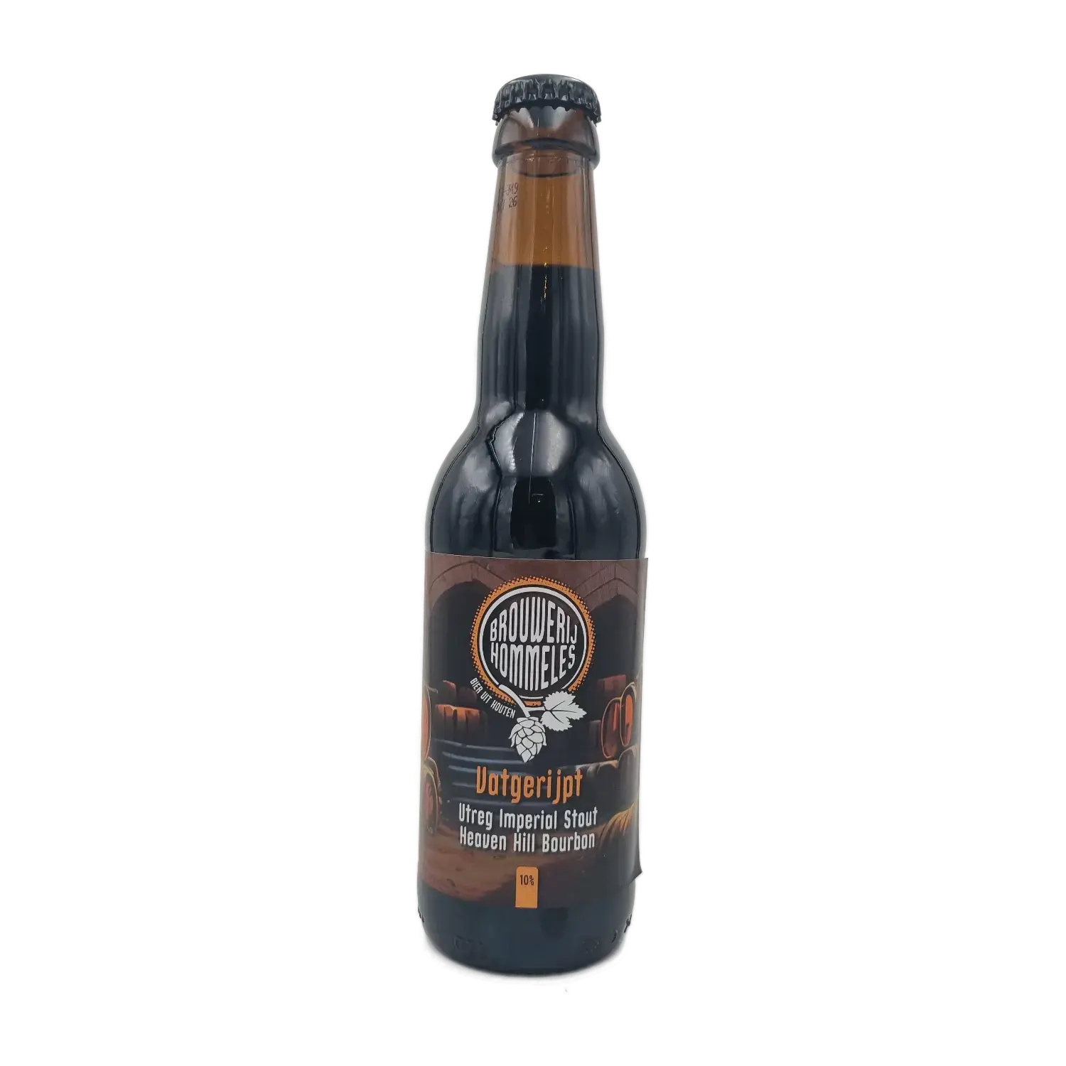 Utreg Imperial Stout BA Bourbon 33cl - Brouwerij Hommeles