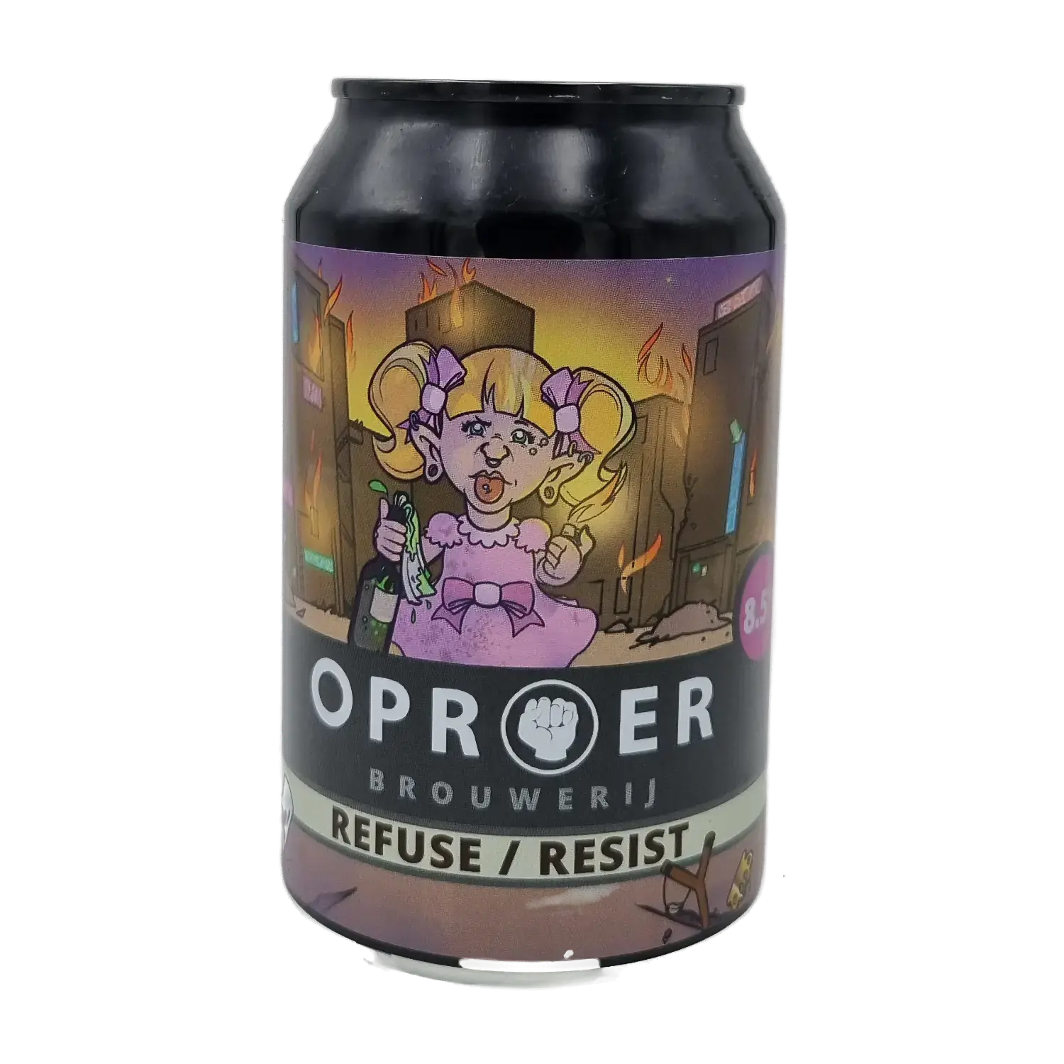 Against the Grain/Refuse Resist DIPA 33cl - Brouwerij Oproer (glutenvrij)