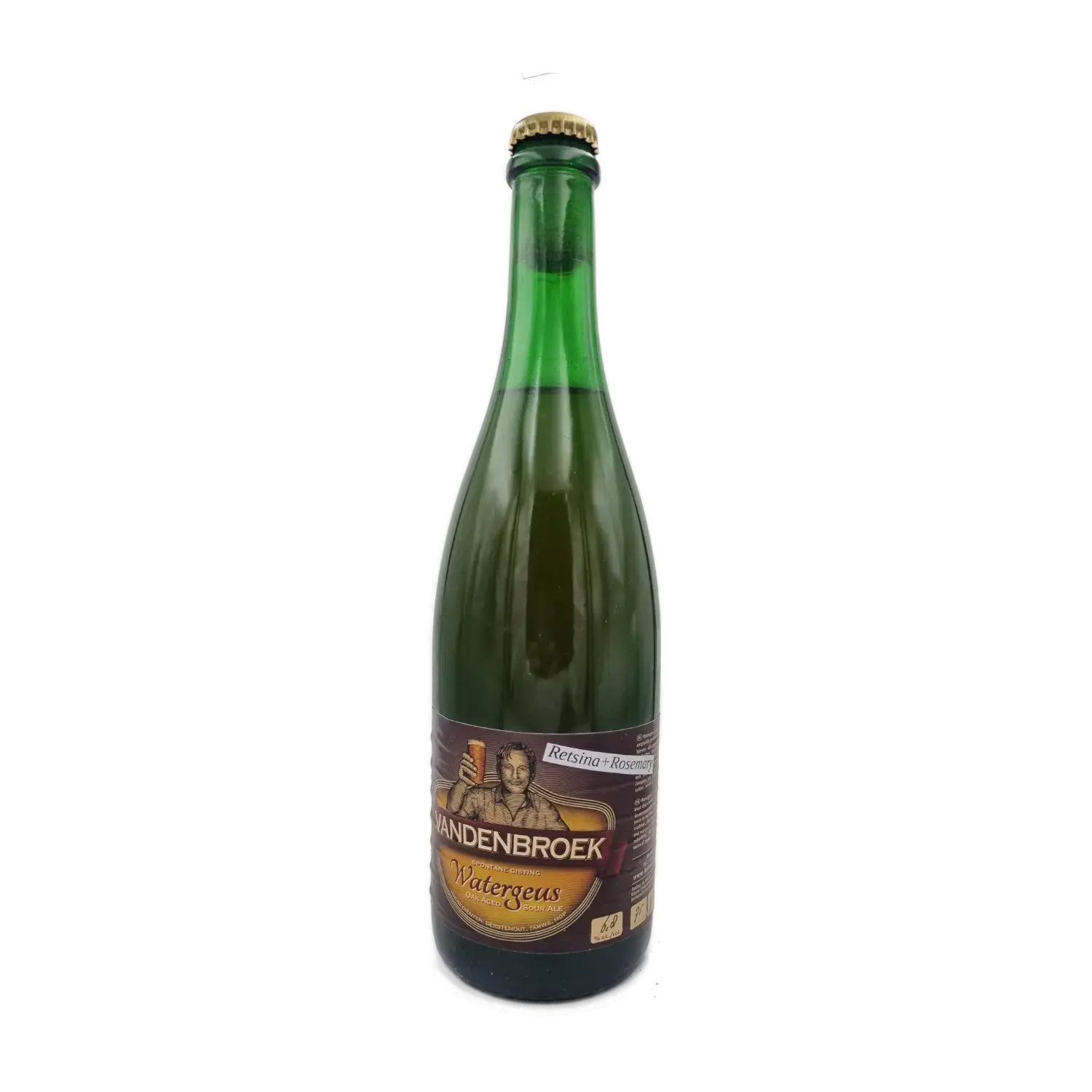 Watergeus Retsina/Rozemarijn 75cl - Brouwerij/Stekerij VanDenBroek