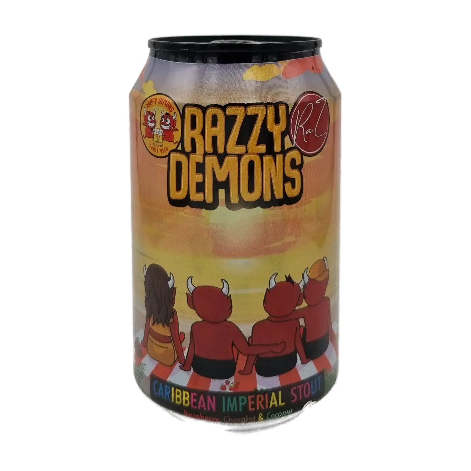 Razzy Demons Caribbean Imperial Stout 33cl - Collab Brouwerij Happy Demons & RaZ