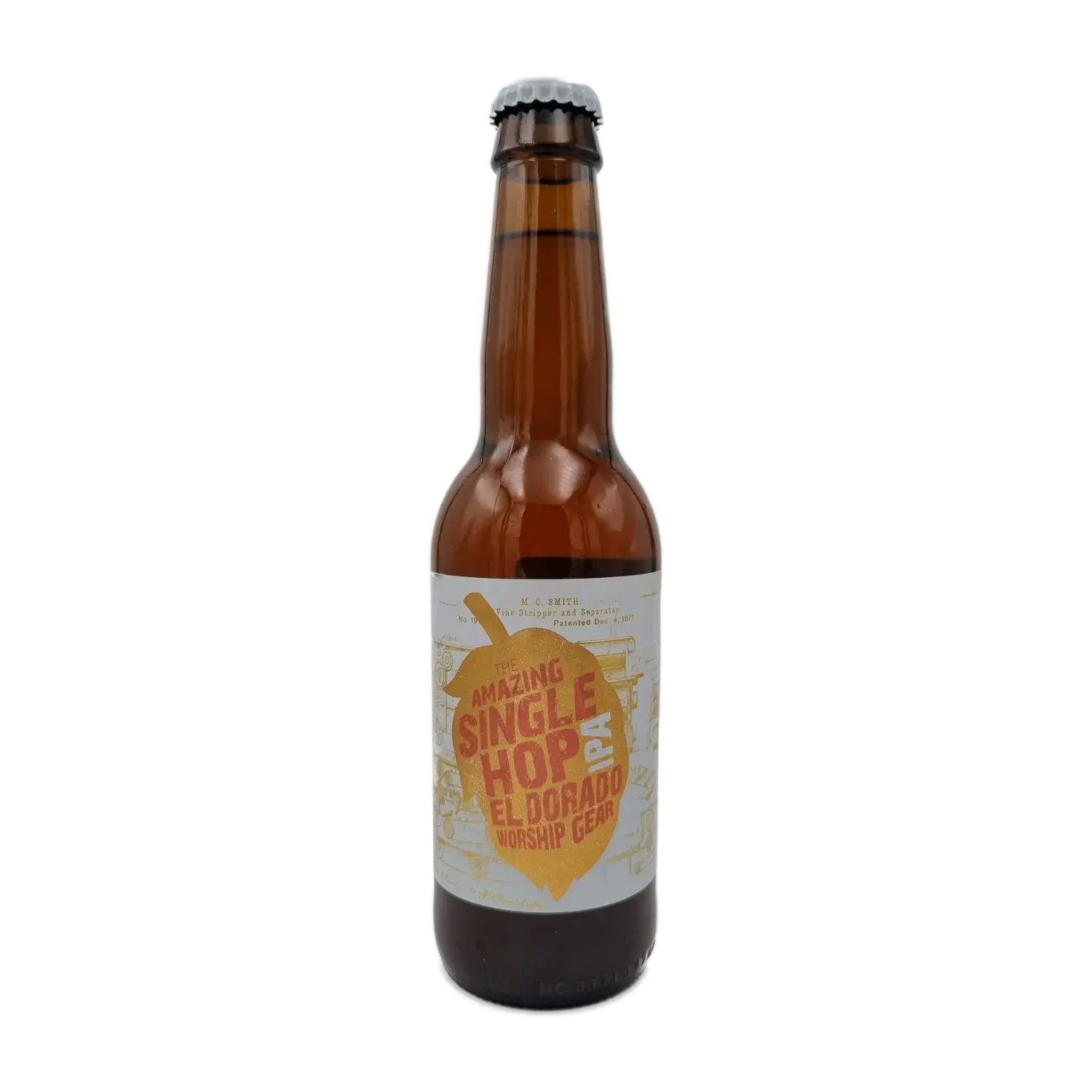 The Amazing Single Hop IPA El Dorado Worship Gear 33cl - Striper Craft Beer Company