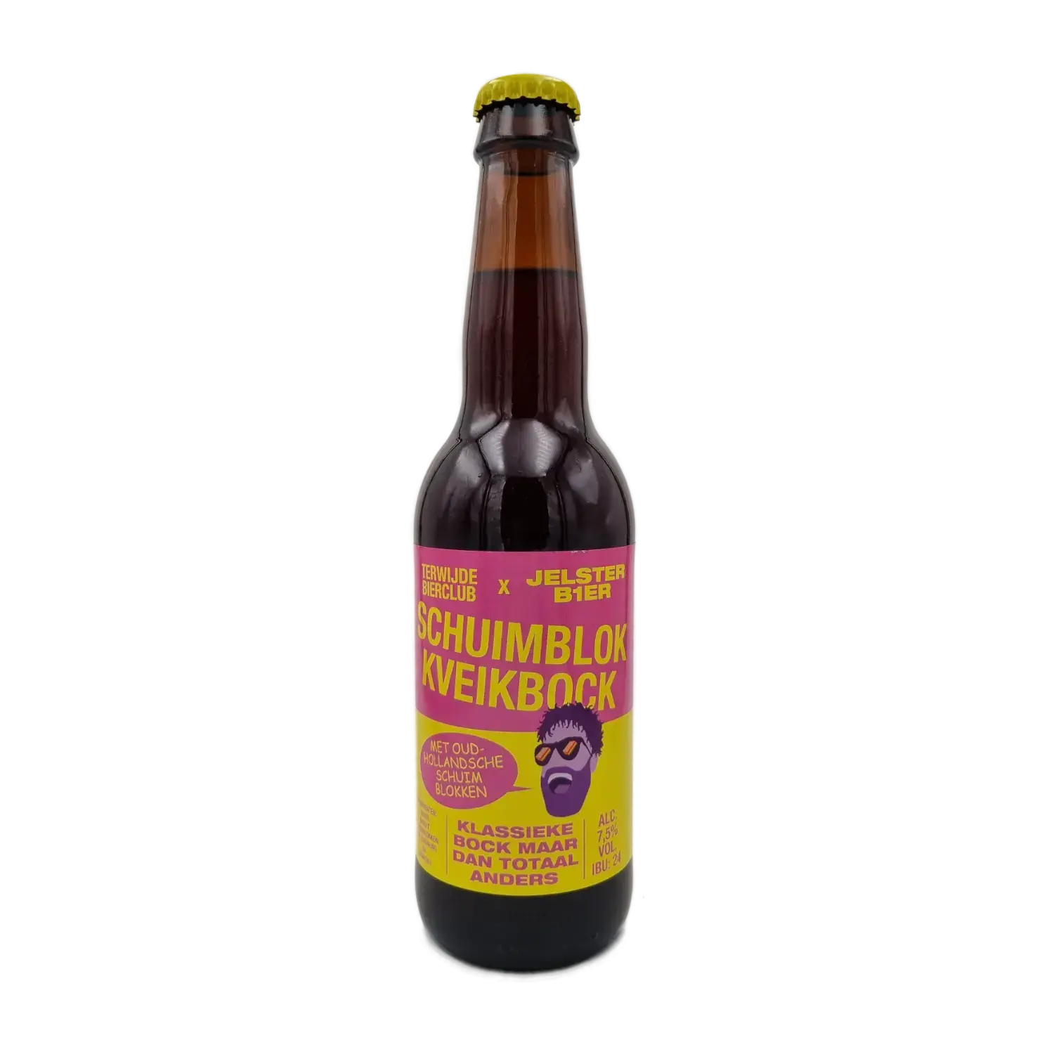 Schuimblok KveikBock 33cl - Terwijde Bierclub & Jelster Bier