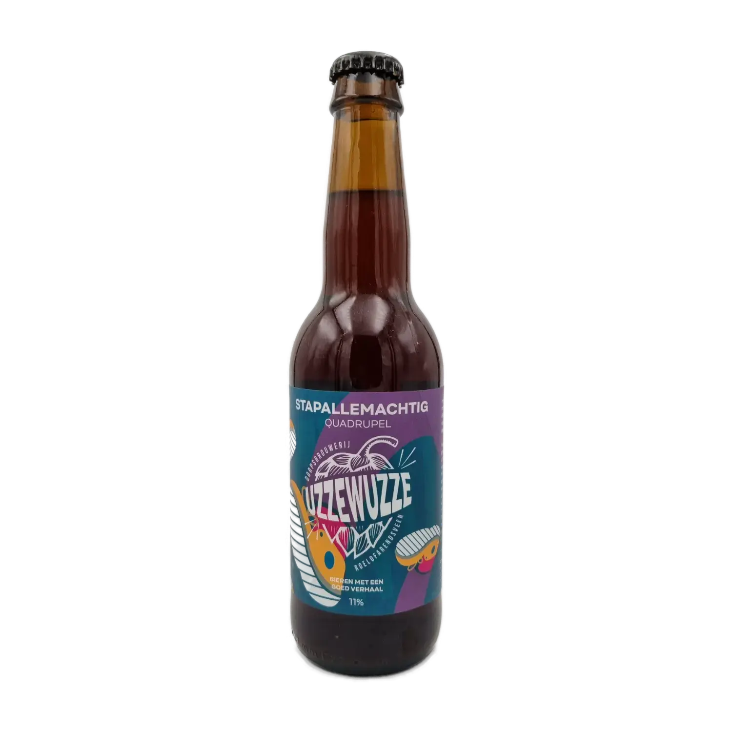 Stapallemachtig Quadrupel 33cl - Brouwerij Uzewuzze