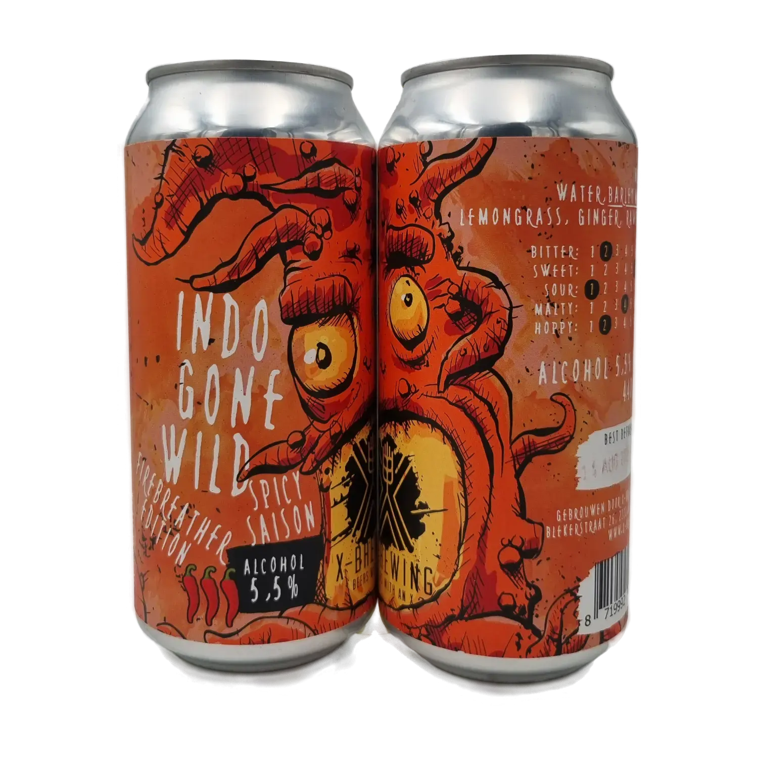 Indo Gone Wild Fire Breather edition 44cl - X-brewing