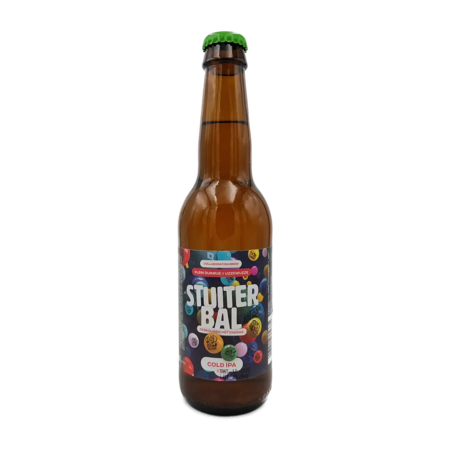 Stuiterbal Cold IPA 33cl - Brouwerij Klein Duimpje & Uzzewuzze