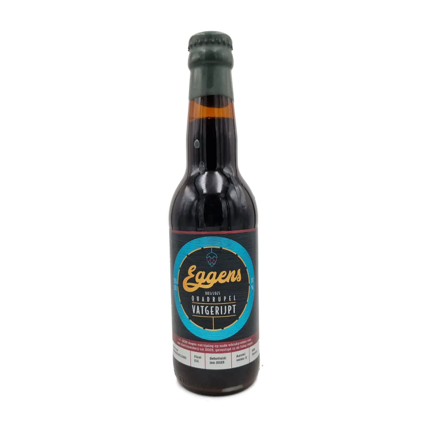 Quadrupel Barrel Aged op whisky 33cl - Eggens Craft Beer