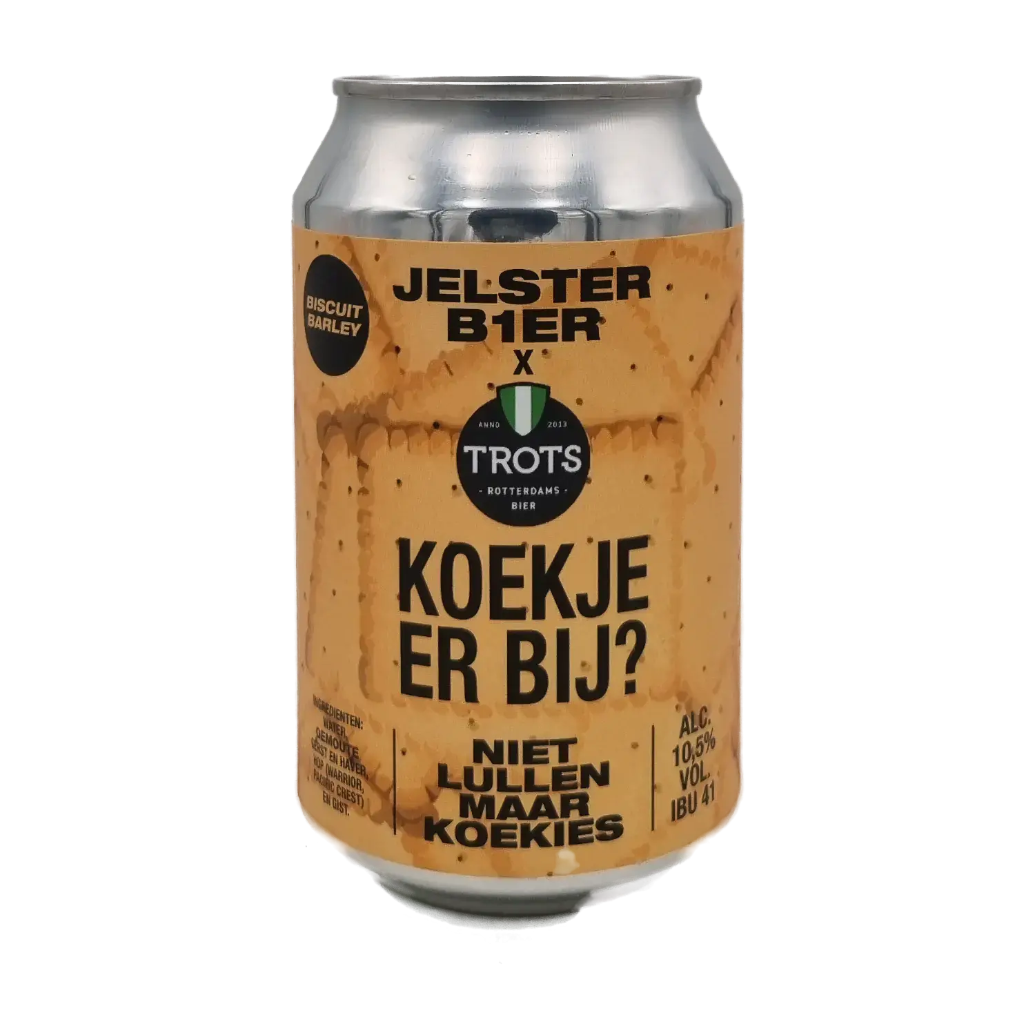 Koekje erbij? Biscuit Barley 33cl - Jelster Bier x Trots Bier