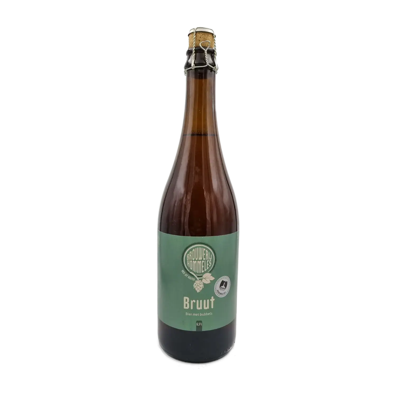 Bruut Champagnebier 75cl - Brouwerij Hommeles