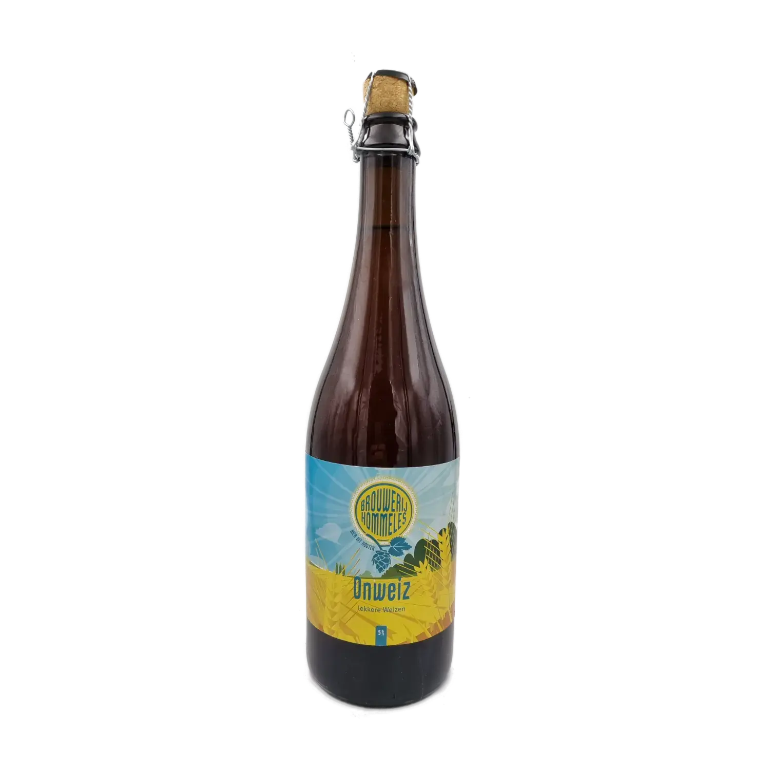 Onweiz lekkere Weizen 75cl - Brouwerij Hommeles