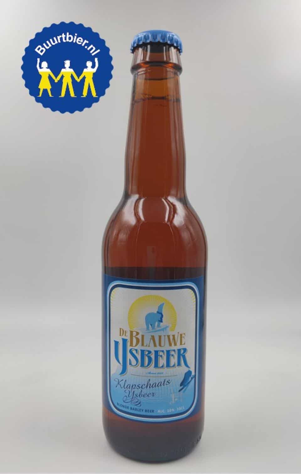 Klapschaats Barley Blond 33cl - Brouwerij De Blauwe IJsbeer