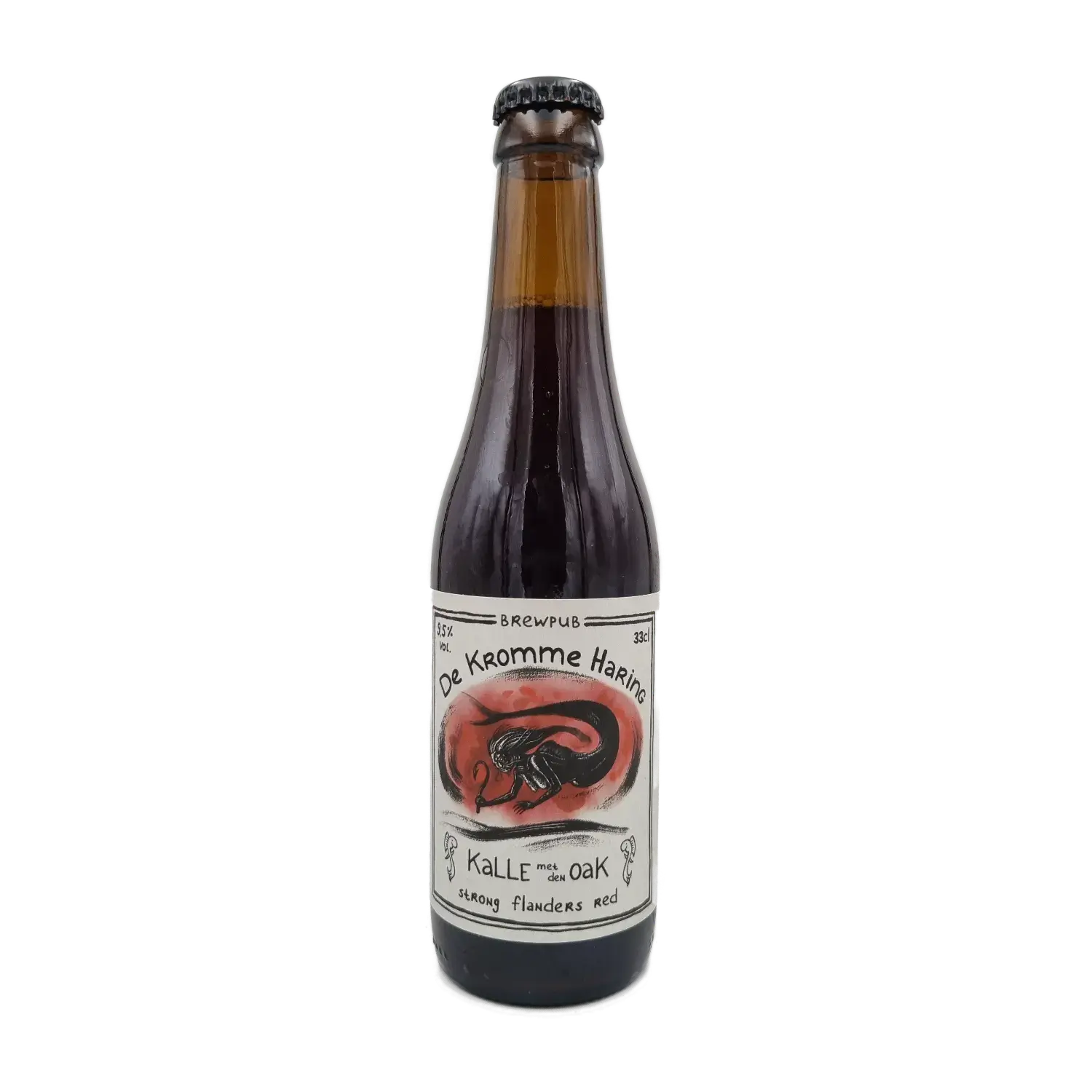 Kalle met d'n Oak Flanders Red 33cl - Brouwerij De Kromme Haring